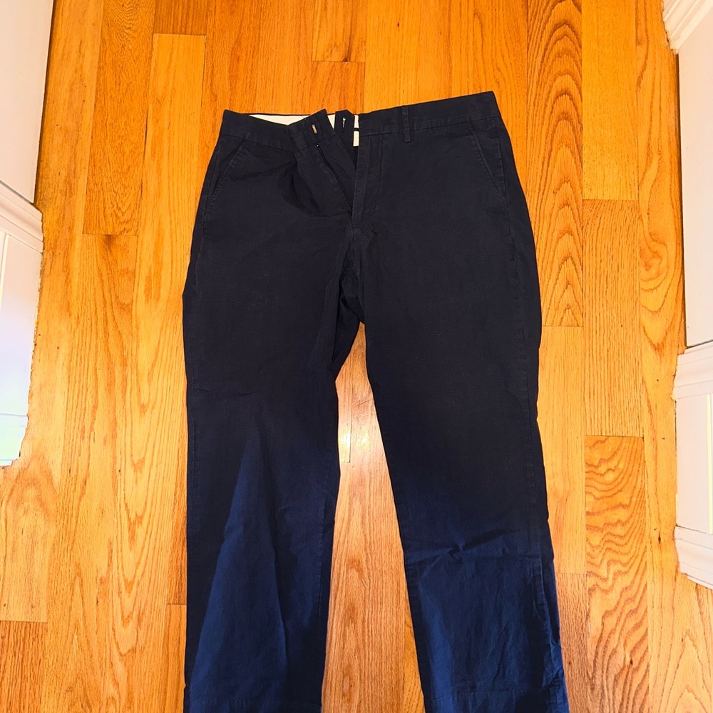 J. Crew Men's Dark Blue Chinos
